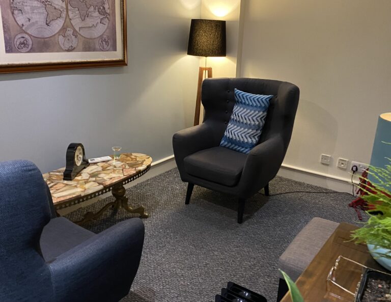 Counselling room at Studio 31, Hideaway Work Space, Streatham